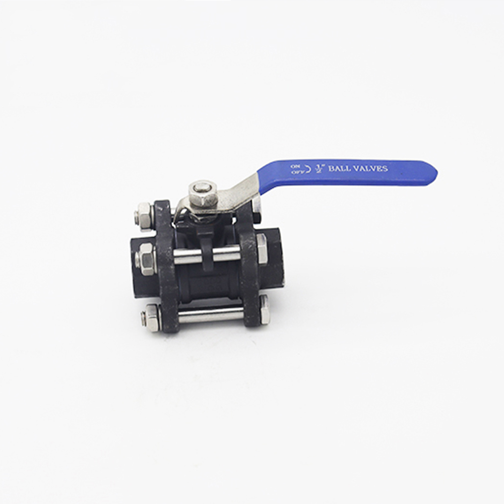 Carbon Steel 3PC Threaded Ball Valve